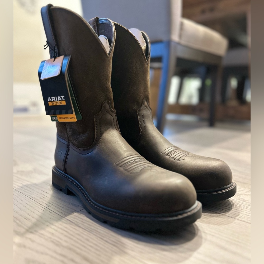 Ariat work boots with steel toe